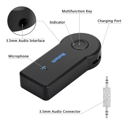 Transmisor Bluetooth Audio Para Auto 3 En 1 Manos Libres