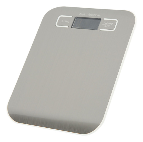 Báscula De Cocina Digital Alimentos Acero Inoxidable 5 Kg/1g