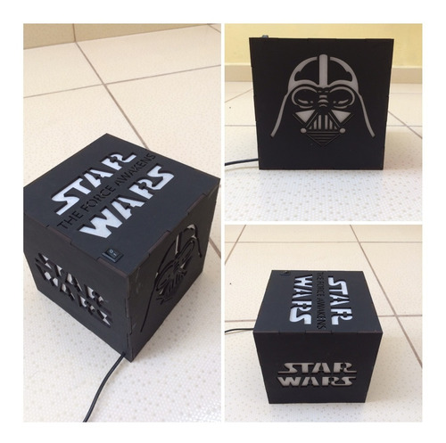 Luminaria Star Wars, Abajur, Em Led