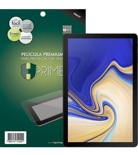 Imagem 1 de 4 de Pelicula Galaxy Tab S4 10.5 De Vidro Para Tablet Samsung