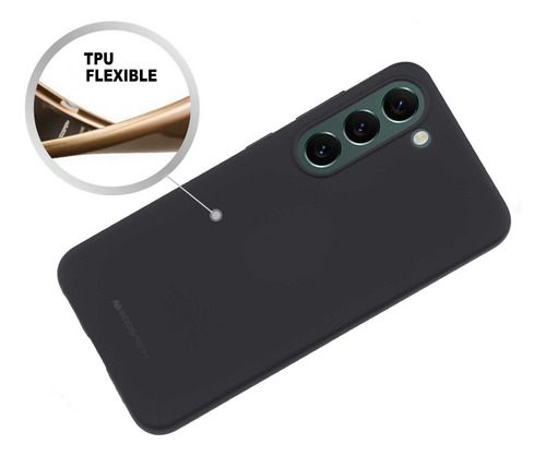 . Funda Goospery Soft Feeling Para Samsung S23 Negra