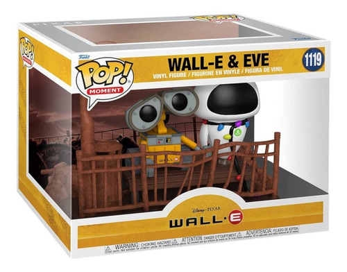 Imagen 3 de 3 de Funko Pop Disney Wall-e: Wall-e Y Eve