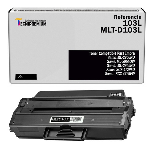 Toner Generico Mlt-103l Para Ml-2950dn Scx-4728fd Ml-2955dw