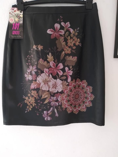 Mini 101 Idees Paris Simil Cuero Y Gamuzada Flores Mandala