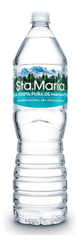 Agua De Manantial Sta María Botella 1.5l