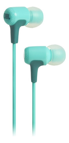 Audífonos Jbl E15, In Ear Aguamarina Color Celeste