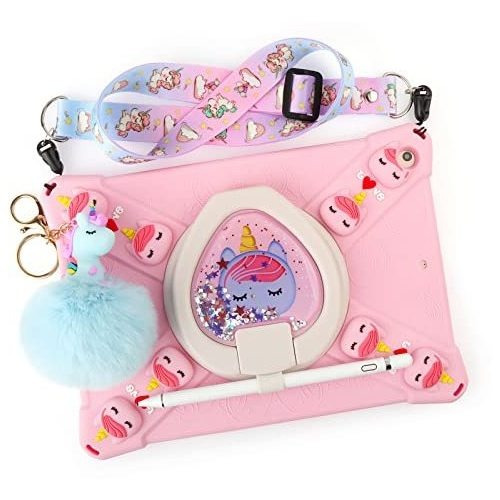 [super Cute Con Bling Quicksand] Popit iPad Funda Para iPad