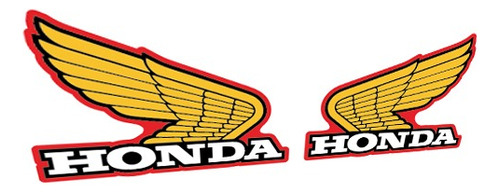 Calcos Honda Logo Vintage Retro Cr Xr Laminadas Premium