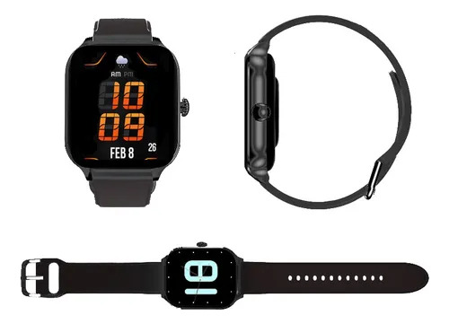 Smartwatch Reloj Inteligente Llamada Deportivo Asistente Voz Dianxian H9 Negro