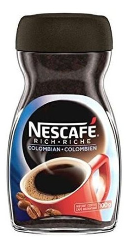 Nescafé, Rico De Colombia, Café Instantáneo, 100 G / 3,5 Oz,