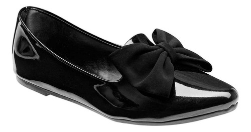 Flats Con Pedreria De Lady One Para Mujer Negro Ex5800 T6