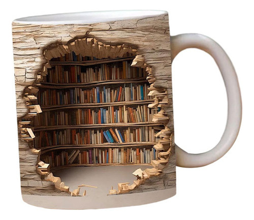 Taza De Café De Biblioteca, Taza De , Estante De Estilo B