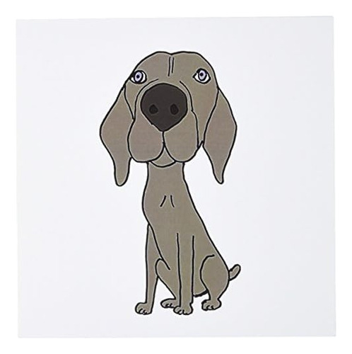 Cute Weimaraner Puppy Dog Cartoon Tarjetas De Felicitac...