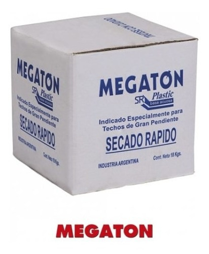 Pintura Asfáltica Acuosa Megaton X 18 L