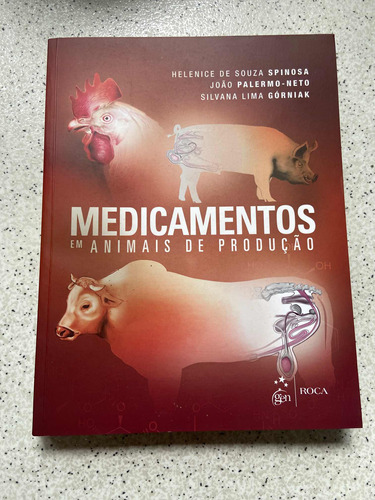 Livro Medicamentos Em Animais De Produção 1° Ed 2014