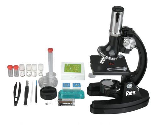 Kit De Microscopio De Metal Con 52 Accesorios Y 6 Potencias
