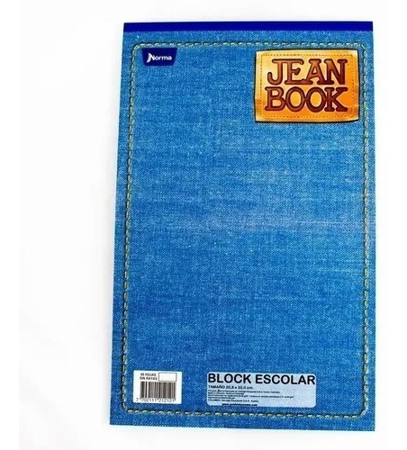 Block Papel Cuadriculado Oficio 70 Hojas Jean Book Norma