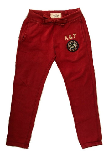 Pantalon Abercrombie & Fitch Rojo