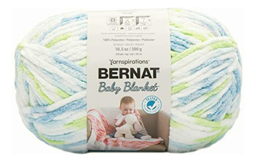 Bernat Baby Blanket Yarn (6) Super Bulky Gauge 10.5 Oz Funny