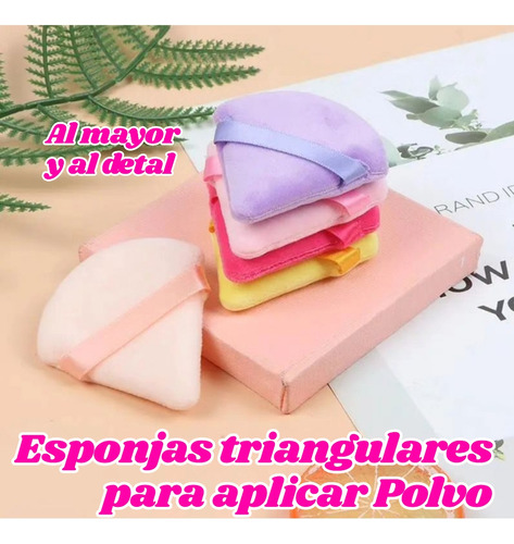 Esponjas Triangulares Para Aplicar Polvo En 1$