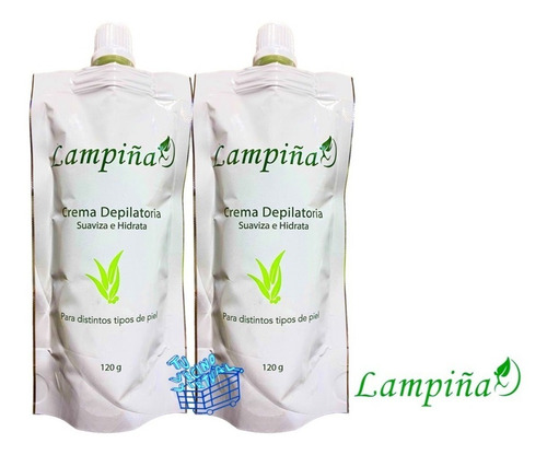 Lampiña Crema Depilatoria 2 Tub - g a $131