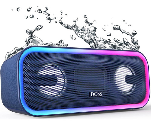 Doss Soundbox Pro+ - Altavoz De Bluetooth Inalámbrico Con Color Azul 110v