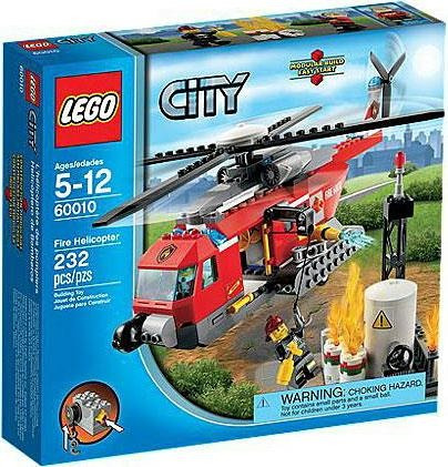 Lego City Helicóptero De Bomberos Exclusivo Set #60010