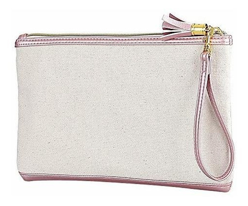 Cosmetiquera - Tassel Zipper Organizer Pouch For Makeup And 