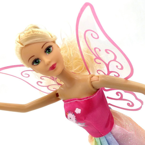 Muñeca Poppi Kiara Hada Y Su Unicornio Con Accesorios