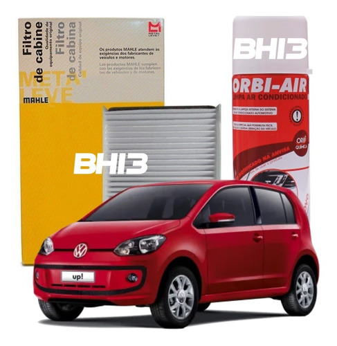 Filtro Ar Condicionado Vw Up La1101 + Higienizador Orbi