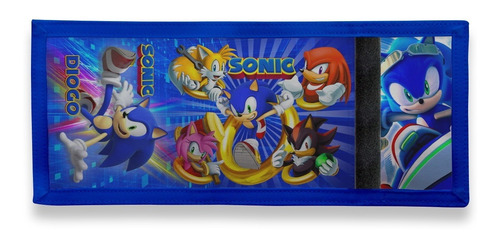 Imagem 4 de 4 de Carteira Infantil Sonic