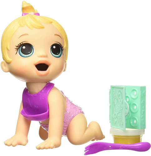 Muñeca Baby Alive Hora De Comer Cabello Rubio