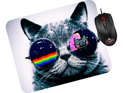 Pads Mouse Gato Tapete Mouse