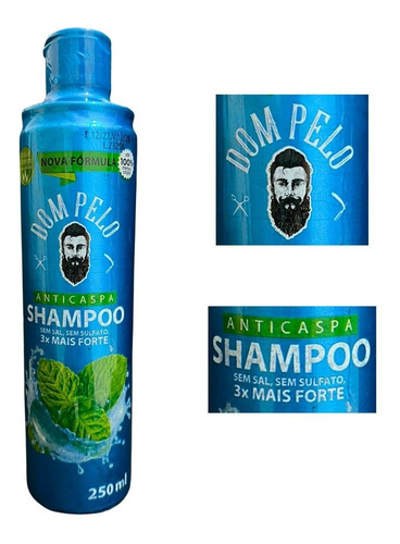 Shampoo Anticaspa Dom Pelo 250ml 3x Mais Forte
