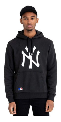 New Era Sudadera Hoodie New York Yankees Mlb Negra