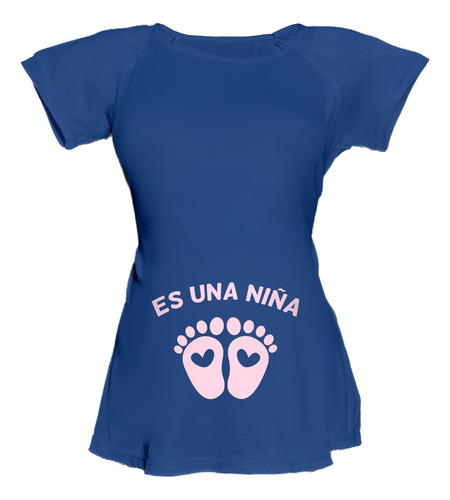 Blusa De Maternidad Embarazo Diseños Indicadores Sexo