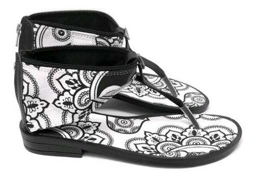 Imagen 2 de 10 de Sandalias Te Para Tres De Diseño Modelos Exclusivos Blanca