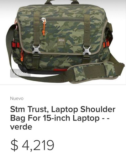  Mochila Portafolio Para Lap Top 15  Stm Trust Original 