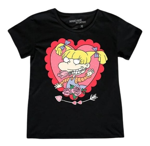 Playera Máscara De Látex Angelica Pickles Strikek Mlnk Mujer