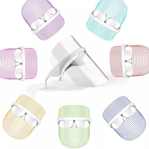 Imagen 4 de 11 de Máscara Led Kardashian 7 Colores Original Usb