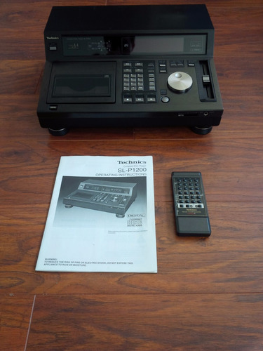 Technics Sl-p 1200 Cd Player Manual Controle Caixa Original