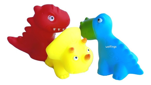 Animales De Goma Chifles Juguete Para Baño Y Agua Bebe X9
