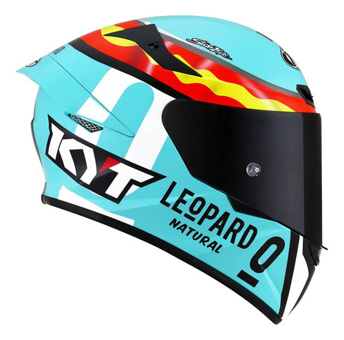Capacete Kyt Tt Course Jaume Masia Replica Leopard Spain