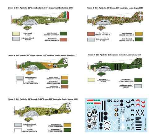 Sm.81 Pipistrello By Italeri # 1388 1/72