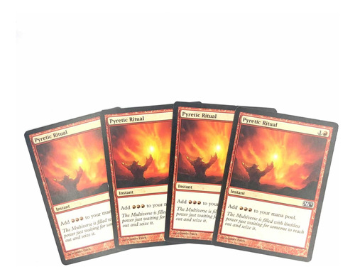 Pyretic Ritual X4 - Carta Original De Magic The Gathering