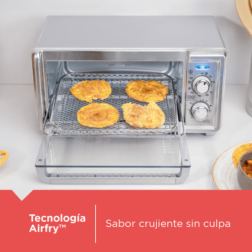 Horno Freidora Black+decker De 11 Litros, To4125-0sdla Color Plateado