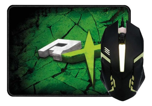 Kit 2 En 1 Mouse Gamer + Mouse Pad Reptilex