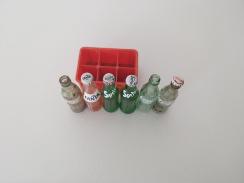 Mini Botellitas Coca Cola, Fanta Y Sprite No. 5 (Usado)