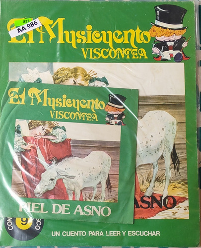 Vinilo Single Del Cuento Piel De Asno Más Libro (aa986