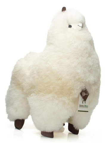 Juguete De Piel Natural De Alpaca Real, Sua 18 Pulgad#1 Nvd9